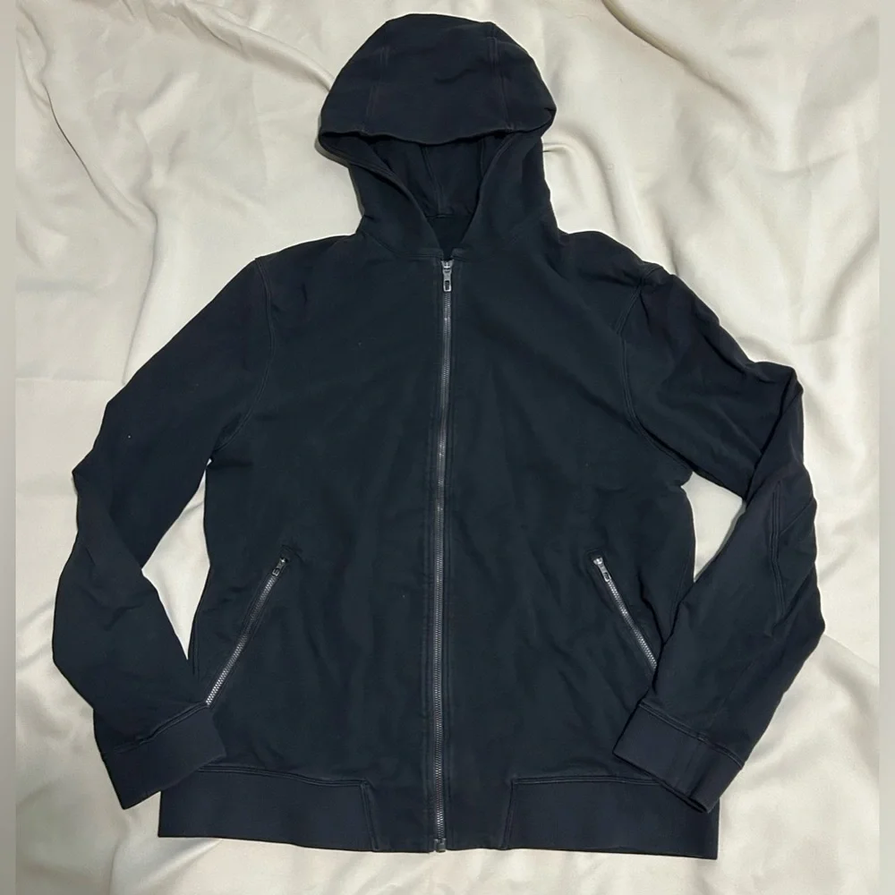 Lululemon Men’s Cross Cut Hoodie Jacket in Black - XL